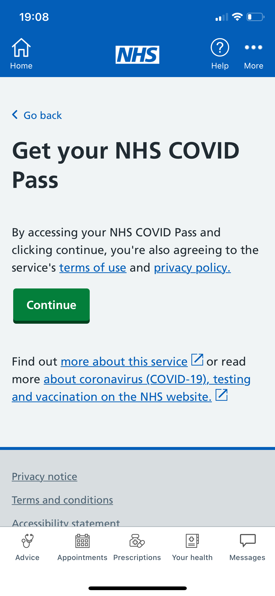 How to use the NHS App to access your UK COVID Pass